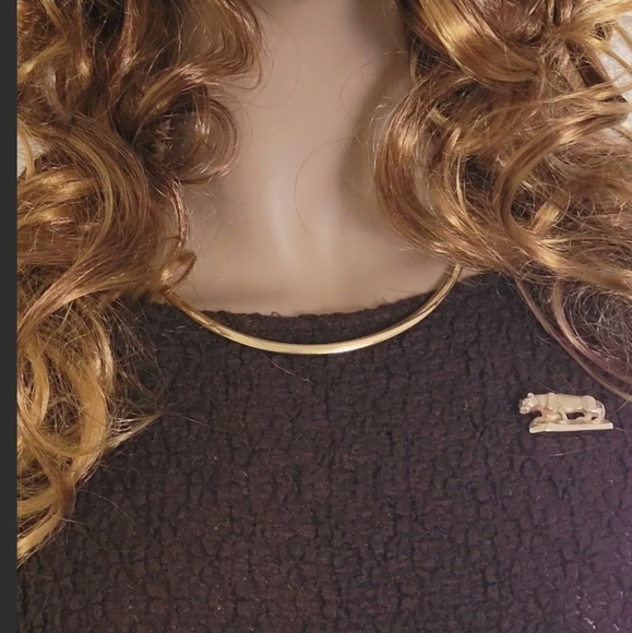 14k Yellow Gold Panther Cougar Brooch Pin-Designer Estate Jewelry 10.2gm - Picture 2 of 12